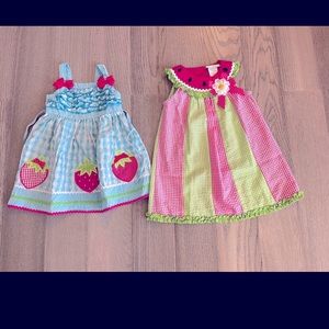 3T seersucker summer dress.